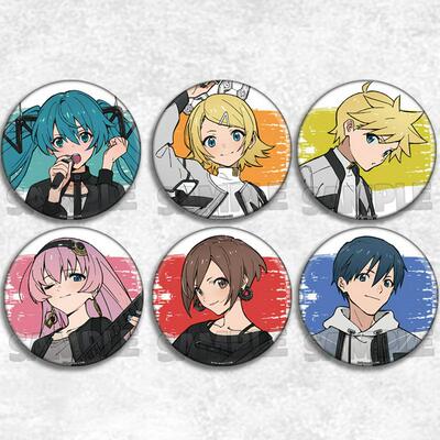 初音未来 动漫徽章胸章二次元COS周边吧唧镜音连挂件MEIKO KAITO