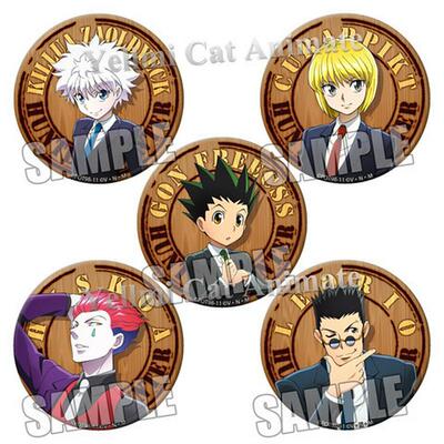 全职猎人吧唧HUNTERxHUNTER奇犽西索酷拉皮卡小杰动漫吧唧徽章D