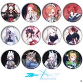 蔚蓝碧蓝档案Blue Archive游戏周边动漫镭射勋章吧唧徽章胸章C款