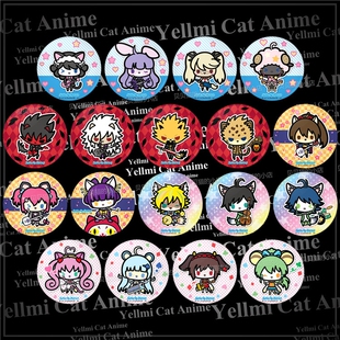 Show By Rock徽章A款 Q版人物角色动漫游戏周边 胸章/挂件/钥匙扣