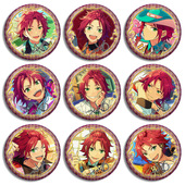 偶像梦幻祭Trickstar衣更真绪周边徽章吧唧动漫游戏金属胸章现货