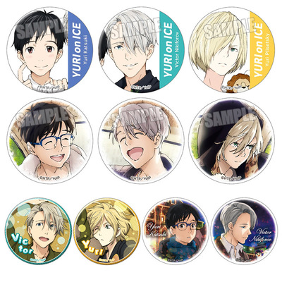 YURI on ICE冰上的尤里吧唧 胜生勇利维克托动漫徽章胸章现货F