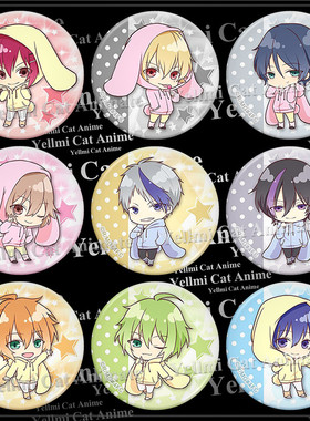 MARGINAL#4徽章动漫周边胸章 虚拟偶像Q版吧唧9款/A