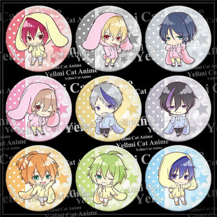 MARGINAL#4徽章动漫周边胸章 虚拟偶像Q版吧唧9款/A