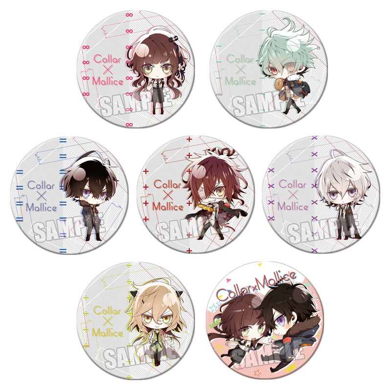 Collar×Malice项圈与恶意徽章 冈崎契Q版动漫吧唧胸章7种/A