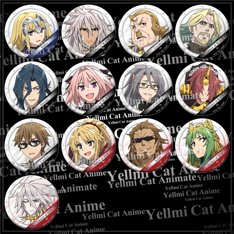 徽章fate系列吧唧镜子动漫周边