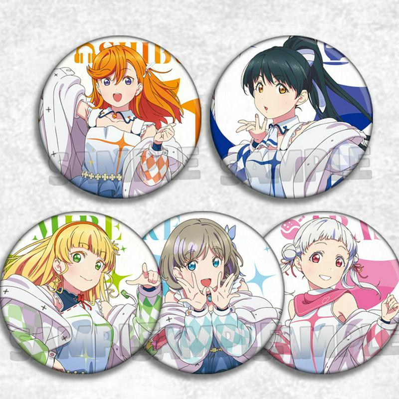 LoveLive!SuperStar!! 动漫吧唧结丘女子唐可可徽章周边勋章 胸章