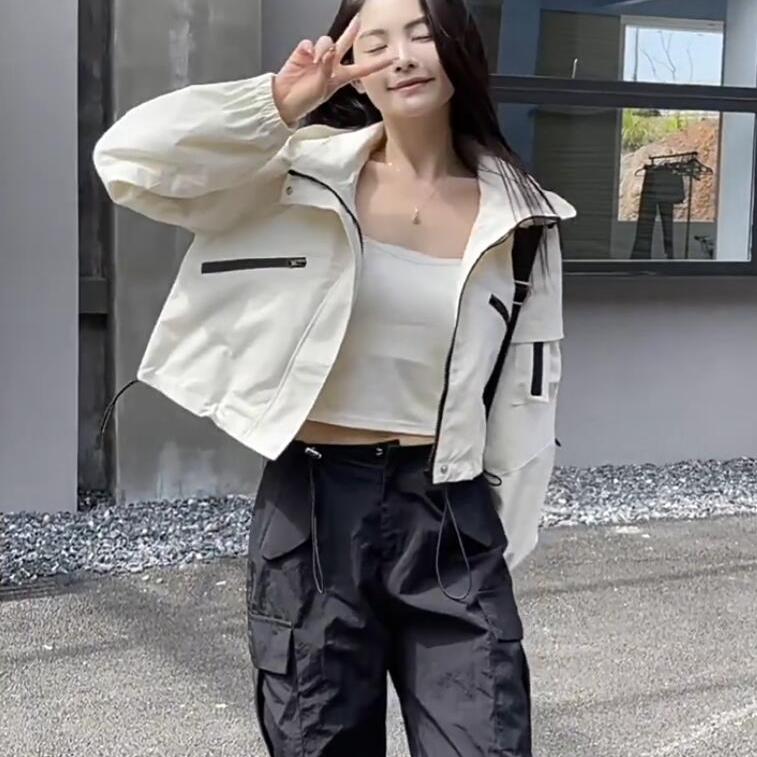 短款冲锋衣外套女2025新