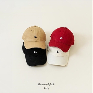 ins儿童帽子男孩鸭舌帽宝宝棒球帽秋冬男孩鸭舌帽女童洋气百搭潮
