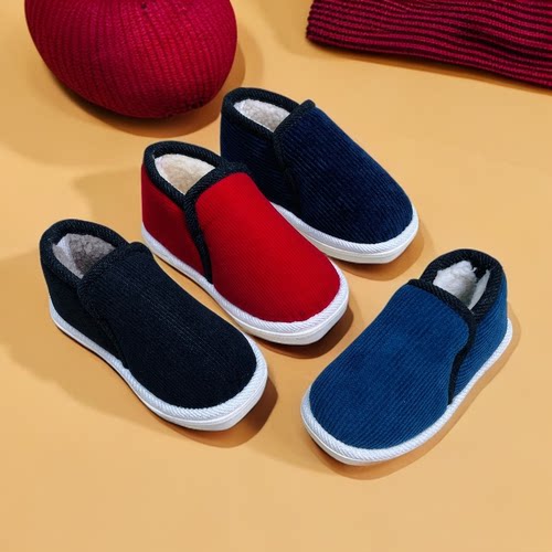 何航冬季手工加绒小棉鞋舒适