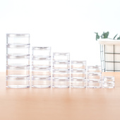 平盖多层膏霜盒20g30g50g双层膏霜瓶分装 化妆品小样透明空瓶