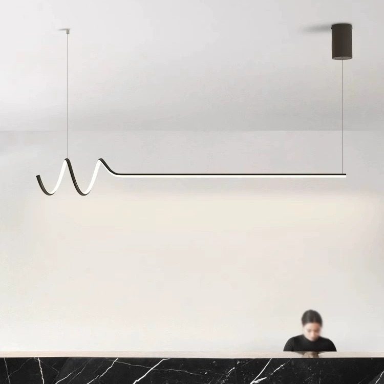 简约风北欧螺纹吊灯岛台餐桌咖啡厅直播间美甲店美发店舞蹈室前台,家装灯饰光源,酒店/宴会厅/餐饮吊灯,淘宝优惠券,粉丝福利购,淘宝优惠卷