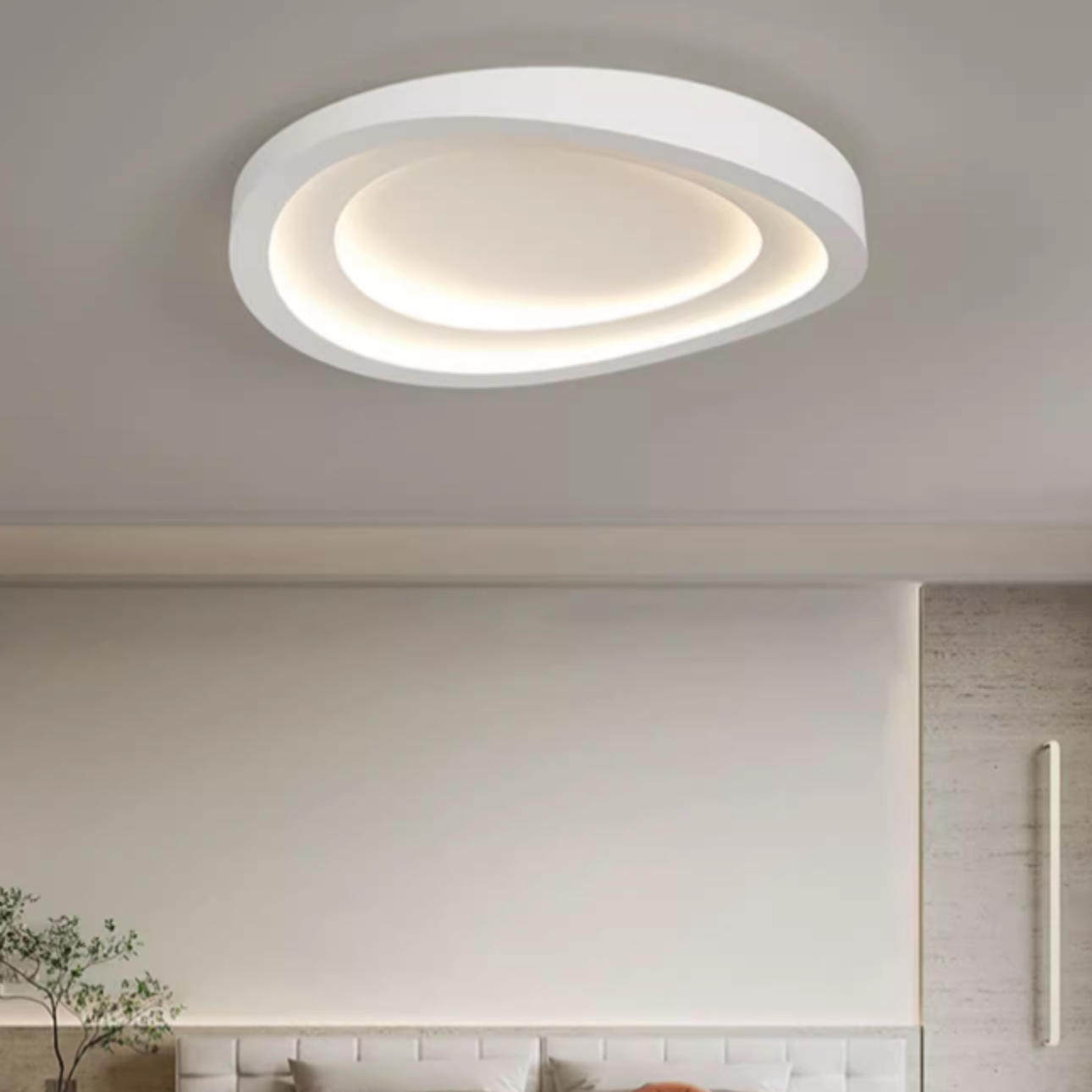 创意水波纹客厅灯奶油风现代极简卧室温馨云朵吸顶灯个性书房前台,家装灯饰光源,餐厅/卧室/书房吸顶灯,淘宝优惠券,粉丝福利购,淘宝优惠卷