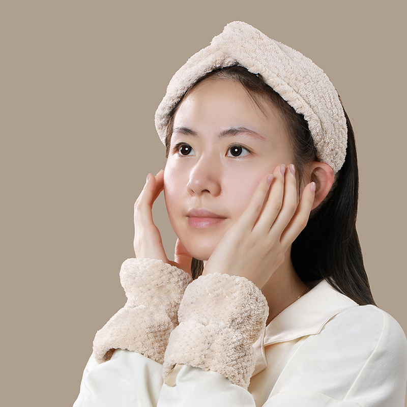 弹力束发带女洗头洗脸专用敷面膜吸水防湿发箍头箍手腕带洗漱套装