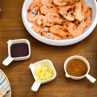 日式陶瓷小碟子蘸料碟家用酱油碟饺子醋碟调料碟研磨擦蒜泥姜泥碟