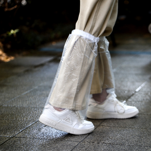 腿脚套 脚保护套塑料透明一次性裤 裤 管防水套电瓶车骑行防溅水裤