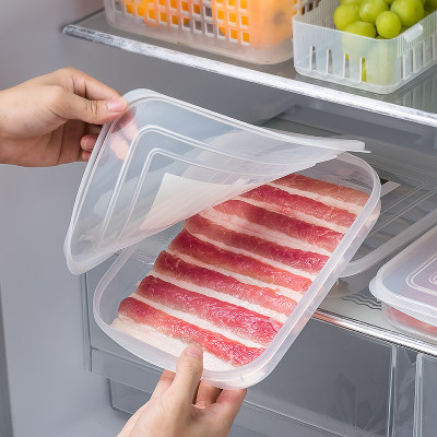 日本进口薄切肉片冰箱海鲜保鲜盒