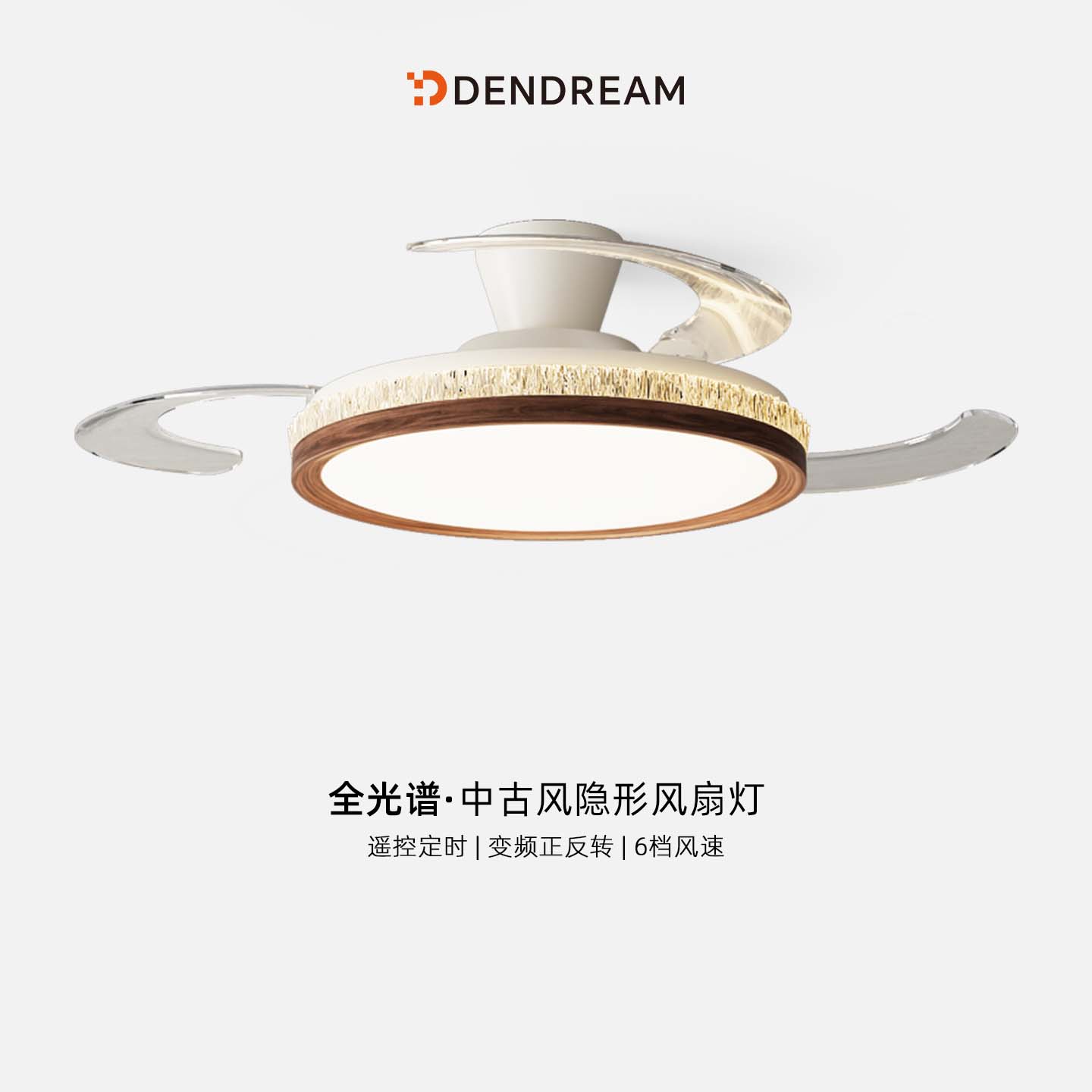 【政府补贴20%】中古风风扇灯图片