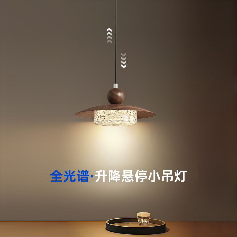中古风复古树脂主卧室床头小吊灯图片