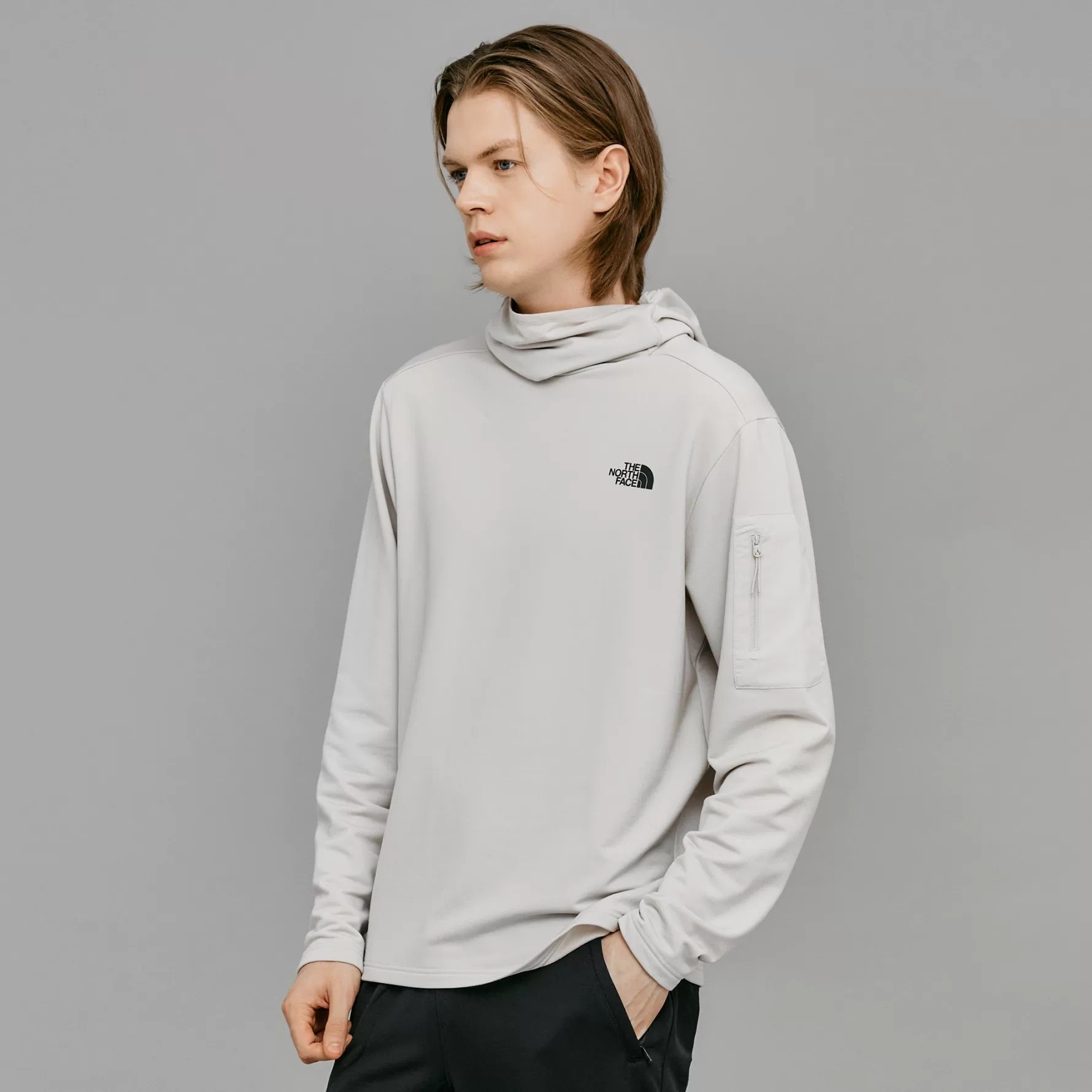 孤品2XL*1男女美利奴羊毛打底连帽长袖NM5PP60