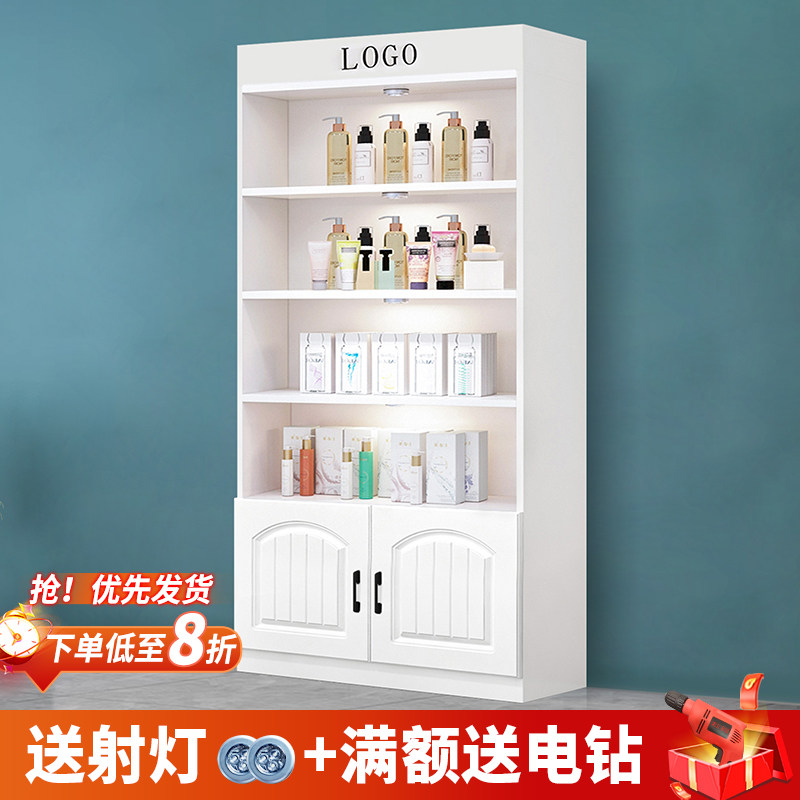 化妆品展示柜美甲展柜产品陈列置物架货柜彩妆柜收纳柜美容院柜子