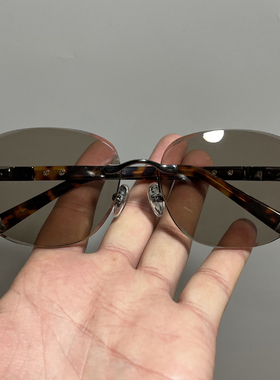 纯天然冰糖色眼镜高清男东海高档纯水晶石镜老人防紫外线清凉养目