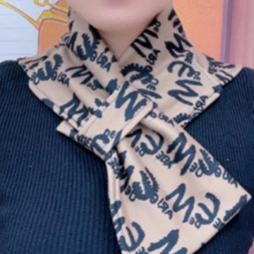 新款护颈围脖加口袋暖贴围巾