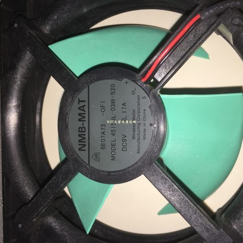 适用松下 海尔冰箱风机NMB-MAT MODEL 4515JL-03W-S20 DC9V 0.17A