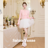 蓬蓬网纱半身短裙QZ930 王玉雯同款 SainteYunne上与 天鹅芭蕾