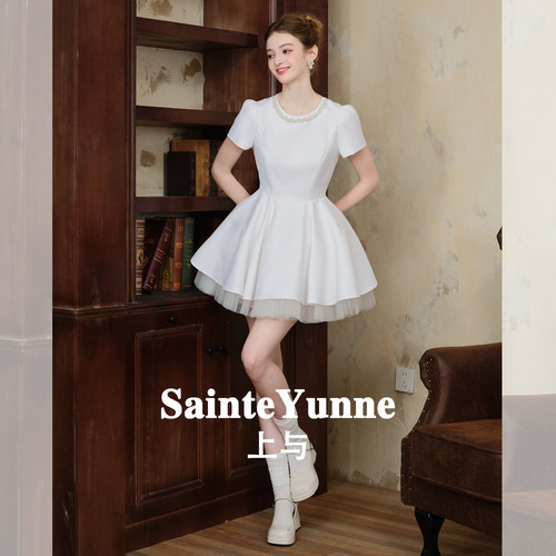 SainteYunne上与【一见倾心】贵气蓬蓬裙新品女显瘦连衣裙LQ820