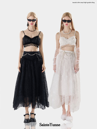 SainteYunne钉珠吊带性感