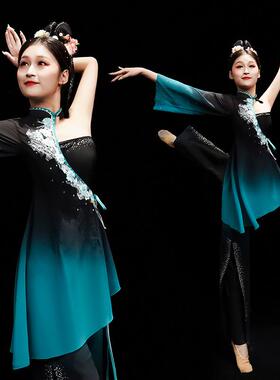 秧歌服演出服女中国风舞蹈服装古典舞飘逸独舞扇子舞台广场舞套装