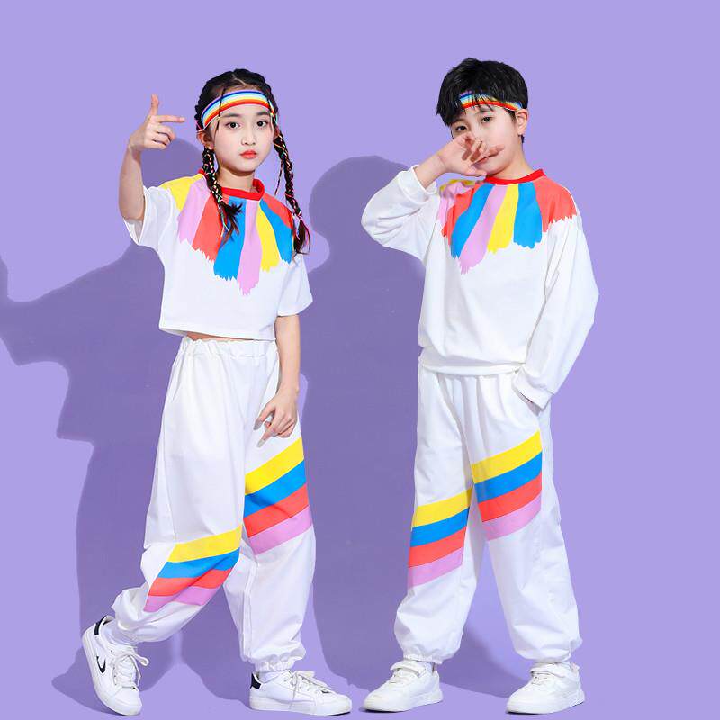小学生运动会开幕式服装六一儿童节幼儿园啦啦队嘻哈舞蹈表演出服