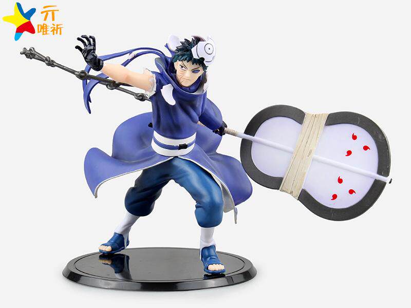 火影忍者疾风传宇智波带土持武器造型公仔玩偶盒装手办模型摆件