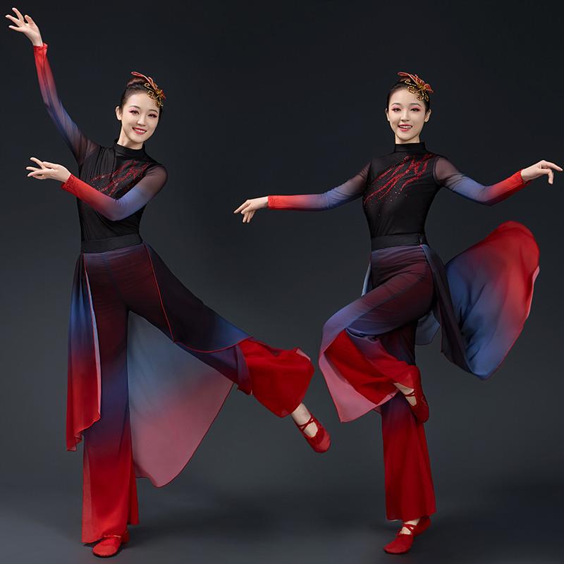 象王行舞蹈服装中国风爵士舞演出服汉服女古装侠客风花木兰古典舞图片