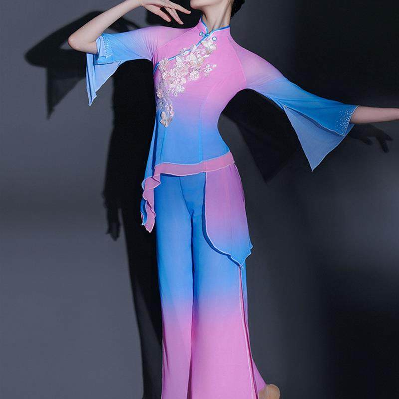 秧歌服演出服女2025新款胶州中国风秧歌舞演出服装现代广场舞套装