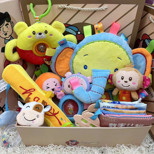 百日礼品新生婴儿满月玩具月子礼物百天礼盒初生宝宝用品周岁套装