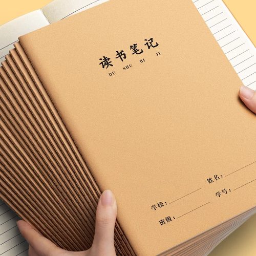 读书笔记本好词好句16K牛皮本
