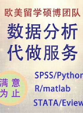 r语言代做python数据分析深度机器学习算法经济金融统计stata实证