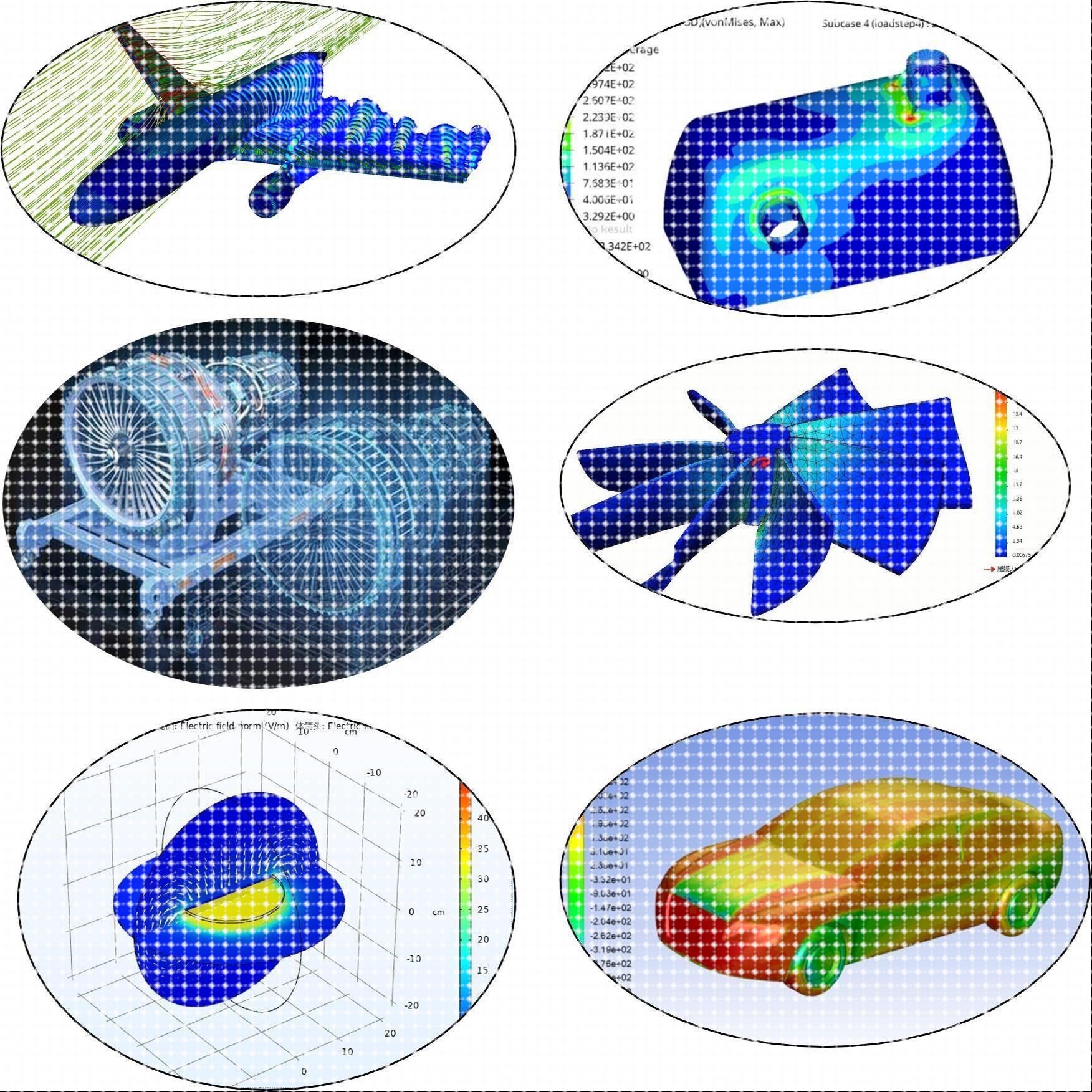 有限元分析代做Ansys/Abaqus/Comsol/Fluent专业团队CAE/CAD仿真