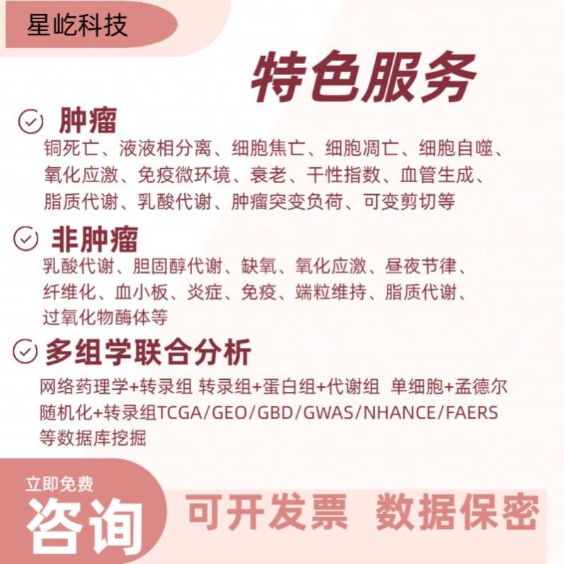 GEO,TCGA数据库挖掘，WGCNA分析及相关性基因分析