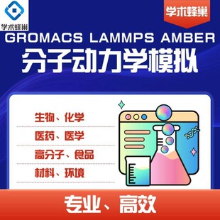 分子动力学模拟 Gromacs Vasp Lammps Gaussian DFT模拟计算代算