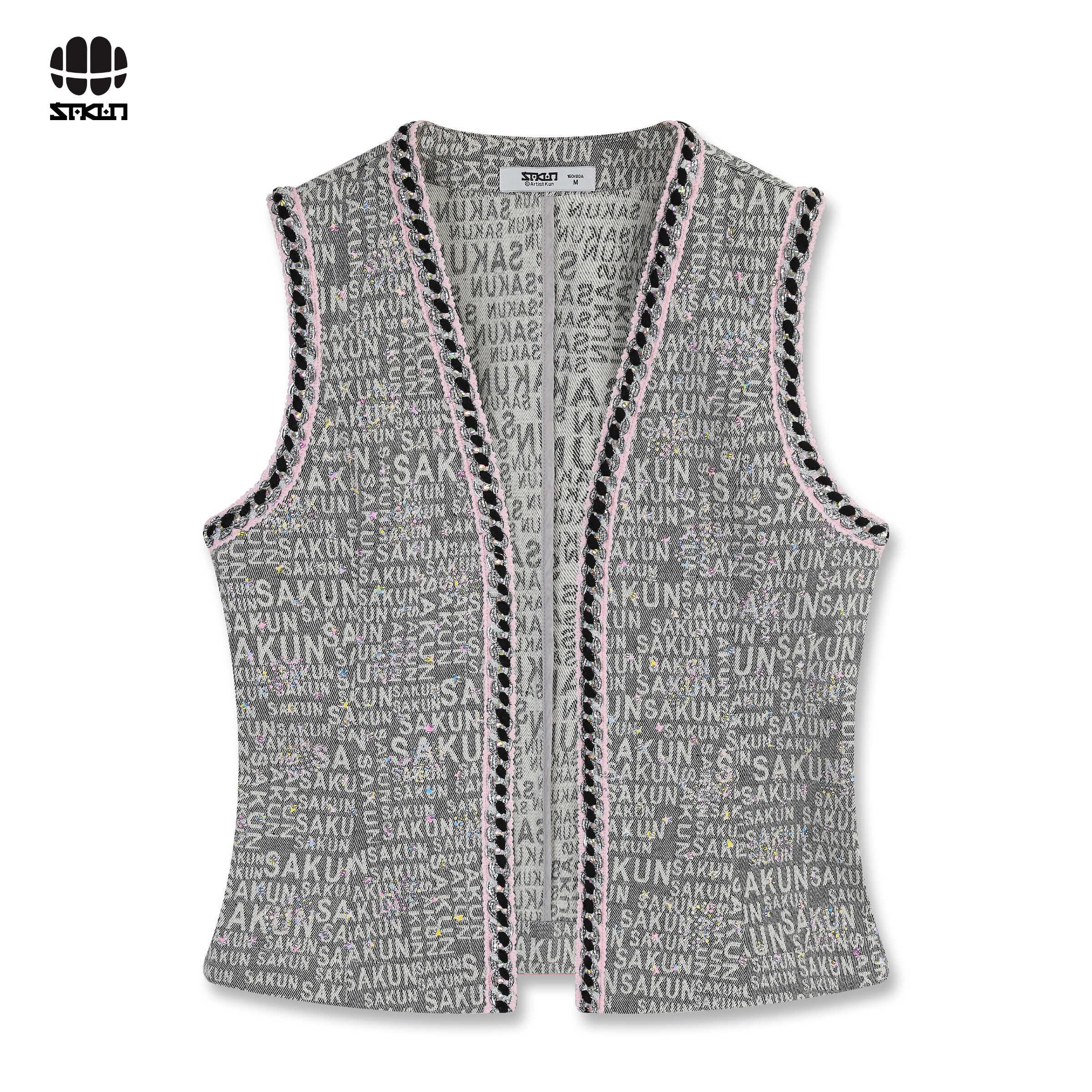 常规马甲SAKUN显瘦小香风