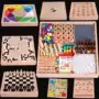 Cờ đam Trẻ em Câu đố Cờ vua Cờ vua Cờ vua Backgammon Đấu trường Cờ vua Đa chức năng Trò chơi Cờ vua Trường tiểu học Đồ chơi - Trò chơi cờ vua / máy tính để bàn cho trẻ em đồ chơi thông minh cho bé 1 tuổi