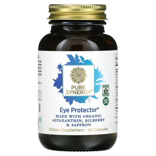 美国品牌Pure Synergy 有机眼睛配方 60粒