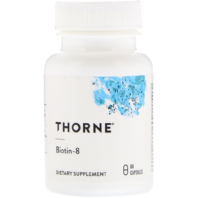 美国品牌Thorne Research 生物素 指甲皮肤头发营养 60粒