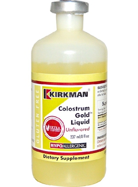美国品牌Kirkman Labs 牛初乳黄金液 无味 237毫升