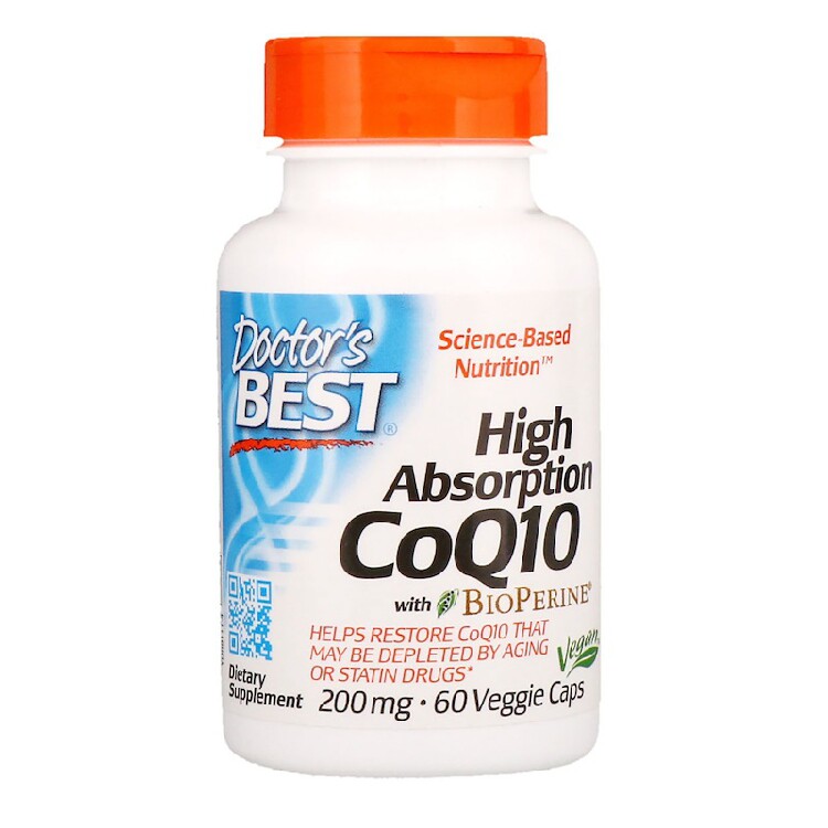 美国品牌Doctors Best 辅酶CoQ10/泛醌 心脏保养 200mg/60粒