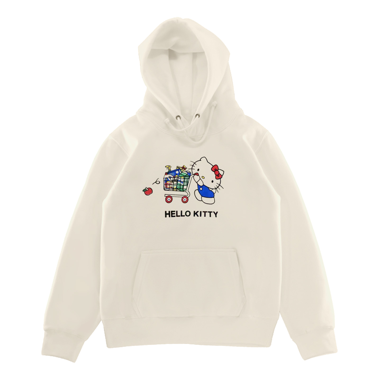 BGPUSK联名连帽卫衣长袖凯蒂猫运动衫 毛圈纯棉男女同款上衣