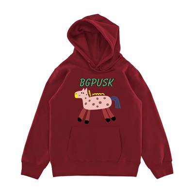 欧洲站2026秋冬新款高品质休闲卡通连帽卫衣女马年本命年过年衣服